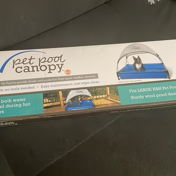Large dog pool canopy